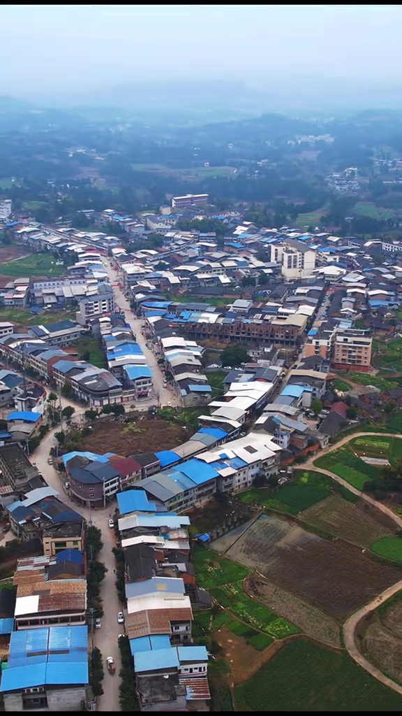 阆中市洪山镇航拍